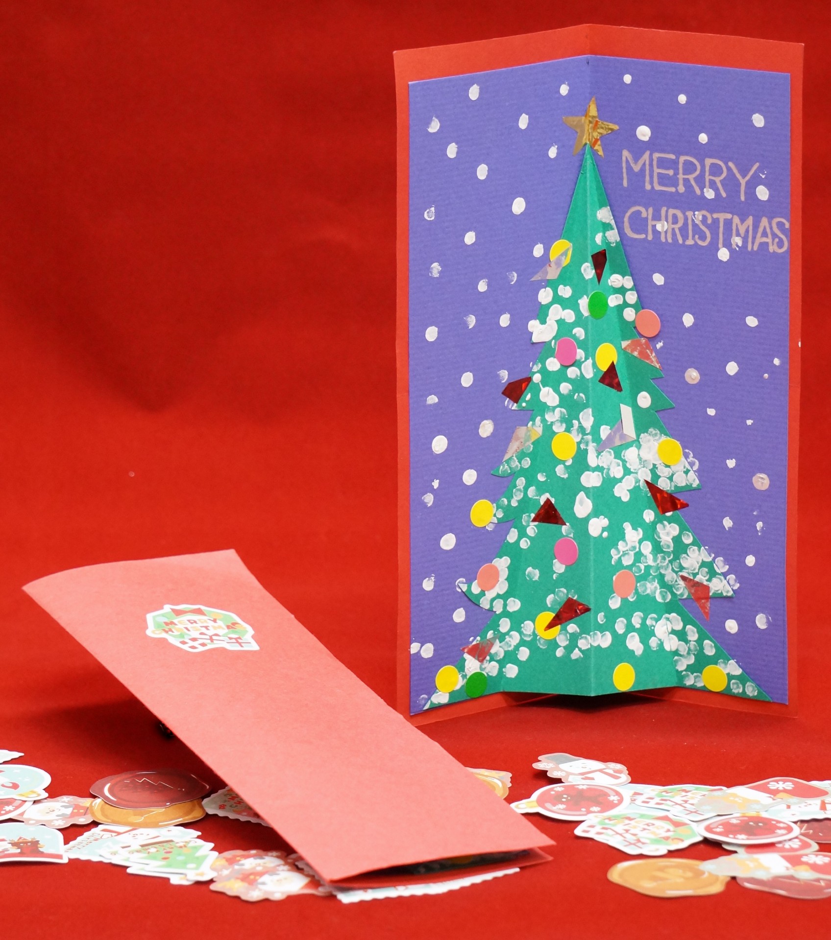 ポップアップクリスマスカード